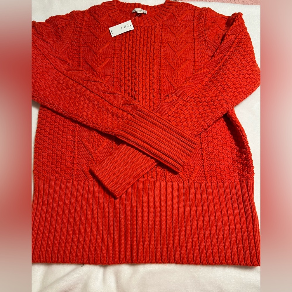 NWT a red Gap sweater